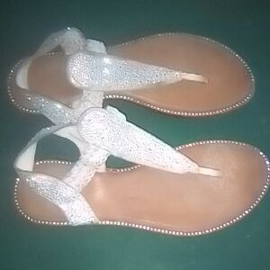 Elegant White Women's Sandals